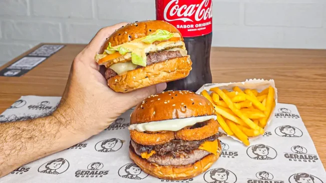 Combo Casal Geralds Burger Hambúrguer Artesanal em Manaus